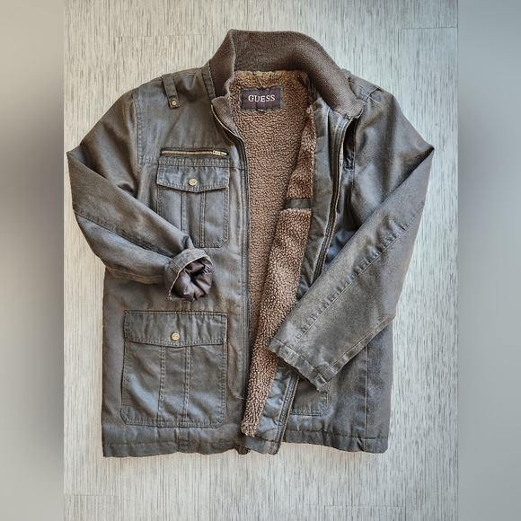 Guess Other - Guess Men's Sherpa Lined Jacket